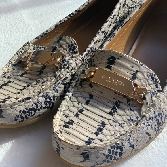 Coach Shoes - Coach Loafers – Animal Print / Size 9
